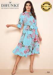 Printed One Piece Dress