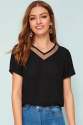 V neck casual tops thumb 3