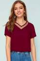V neck casual tops thumb 4