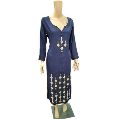 Cotton V NECK Kurti