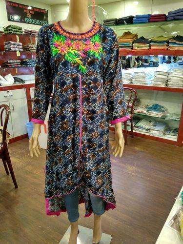 ladies designer wear kurti 02
