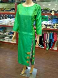 ladies green colored kurti