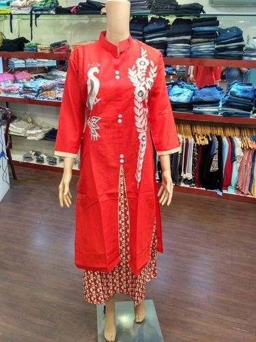 Party Wear Kurti With Skirt 04