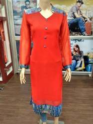 Party Wear Kurti With Skirt 14