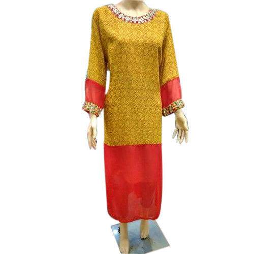 Round Neck Ladies Kurtis