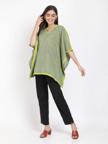 Buy Branded Indusdiva Khadi Kimono Top by IndusDiva