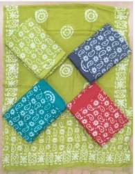 Chanderi Batik Dress Material