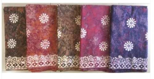Tie Dye Wax Batik Fabric by F K Textile