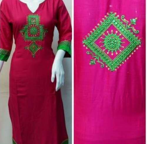 rayon causal wear kurti by Zamkoodi Creation