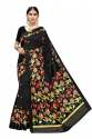 Art Silk Sarees With Floral Print thumb 1