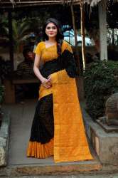 Bandhani Printed Bhagalpuri Saree