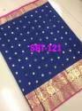 Beautiful Flower Design  Kanjivaram Silk Saree thumb 2