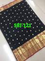 Beautiful Flower Design  Kanjivaram Silk Saree thumb 6