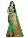 Butta design kanjivaram saree