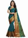 Butta design kanjivaram saree thumb 6