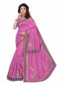  Chanderi cotton silk Saree With Blouse Piece thumb 7