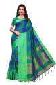 COTTON CHECKS SILK SAREE thumb 1