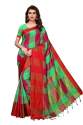 COTTON CHECKS SILK SAREE thumb 2