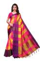COTTON CHECKS SILK SAREE thumb 4