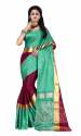 Cotton Silk Saree  with Linning Shade thumb 4