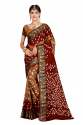 Desining printed Bandhni Silk Saree thumb 4