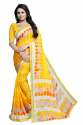 exclusive georgette printed saree eith lace  thumb 3
