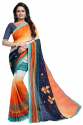 exclusive georgette printed saree eith lace  thumb 4