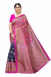 Fancy Art Silk Saree With Figure Print