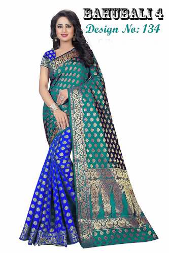 Fancy Banarasi Silk Saree