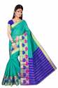 Fancy Cotton Saree With Blouse Piece thumb 1