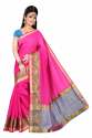 Fancy Cotton Saree With Blouse Piece thumb 3
