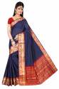 Fancy Cotton Saree With Blouse Piece thumb 6