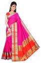 Fancy Cotton Saree With Blouse Piece thumb 7