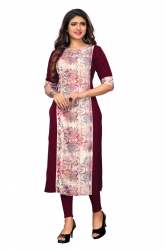 Fancy Crape Kurti