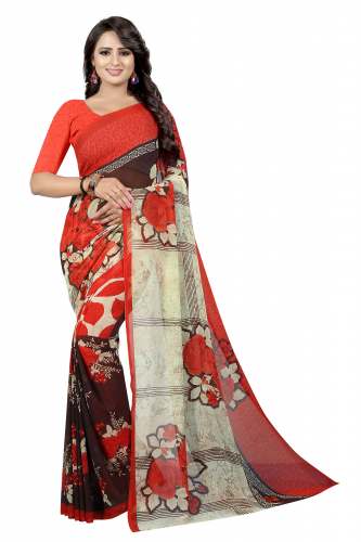 fancy design Weightless  georgette sarees