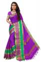 Fancy Designer Cotton Silk Saree thumb 1