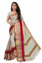 Fancy Designer Cotton Silk Saree thumb 13