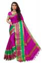 Fancy Designer Cotton Silk Saree thumb 4