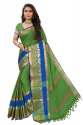 Fancy Designer Cotton Silk Saree thumb 5