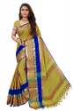 Fancy Designer Cotton Silk Saree thumb 6