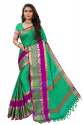 Fancy Designer Cotton Silk Saree thumb 8