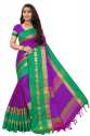 Fancy Designing Cotton Silk Saree thumb 2