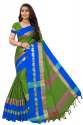 Fancy Designing Cotton Silk Saree thumb 5