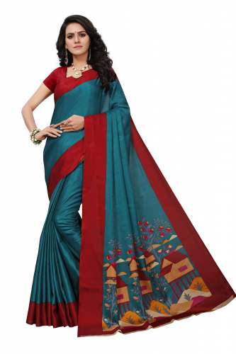 Fancy Khadi Silk Saree