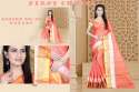 Fancy Plain Cotton Silk Saree thumb 2