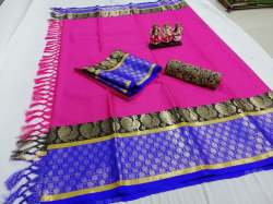 Fancy Poly Silk  Saree