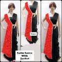 Fancy Satin Saree With Jacket  thumb 6