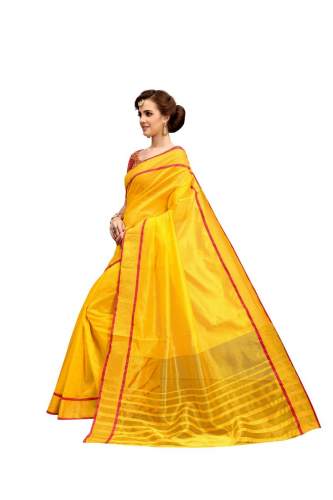 Fancy Women Cotton Silk Saree