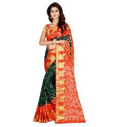 Fashion Pettern Bandhni Silk Saree