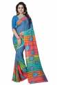 Fancy Printed Georgette  Sarees thumb 1